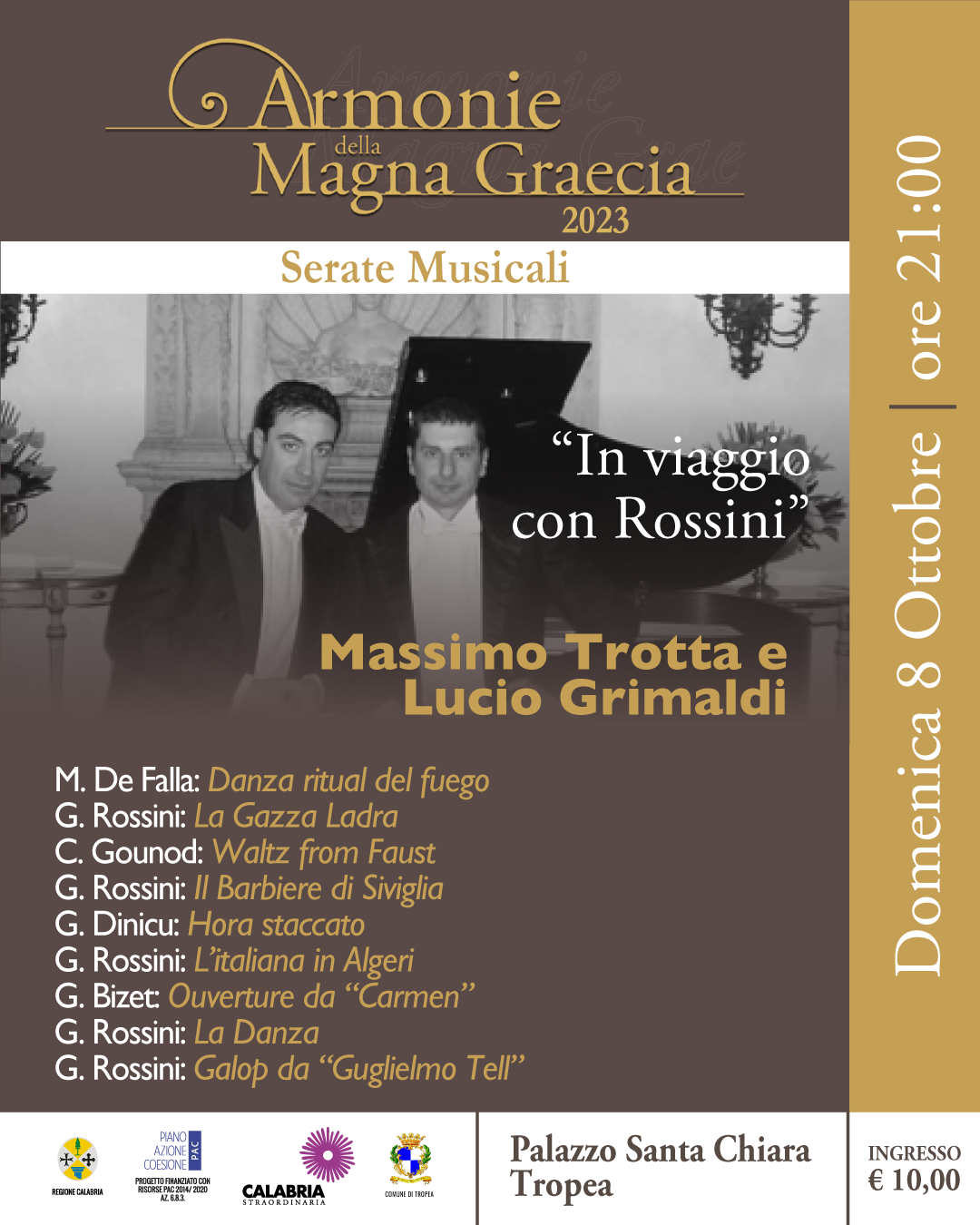 In viaggio con RossiniDuo PianisticoMassimo TrottaLucio Grimaldi