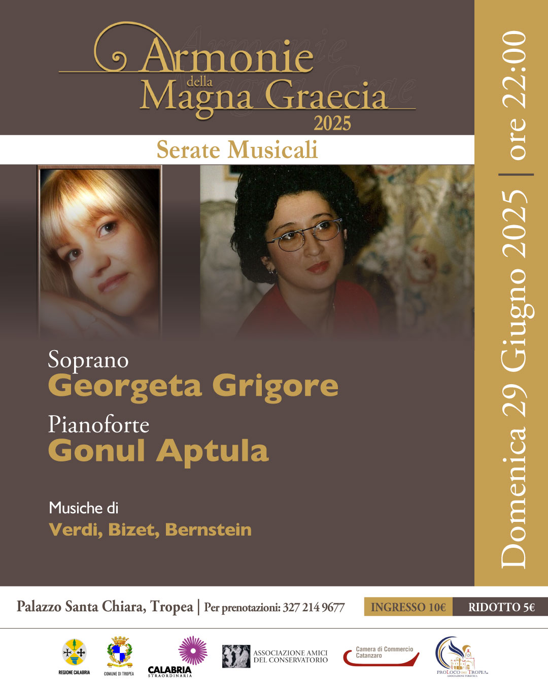 SopranoGeorgeta GrigorePianoforteGonul Aptula